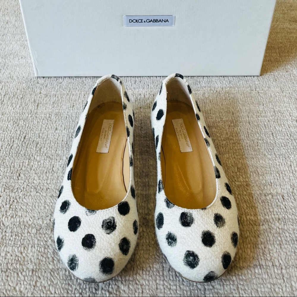 Dolce & Gabbana Polka Dot Ballerinas